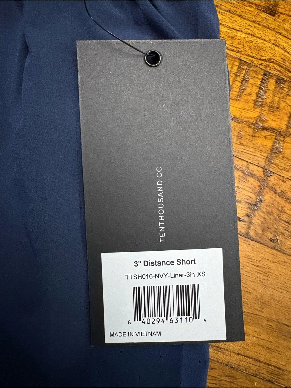 Ten Thousand Navy Athletic 3” distance Shorts